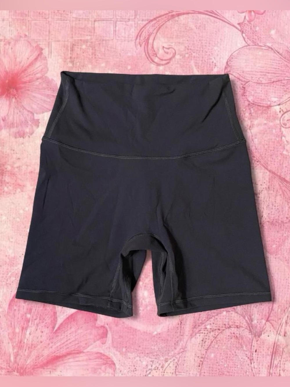 High-Waist Brown Butter Soft Biker Shorts